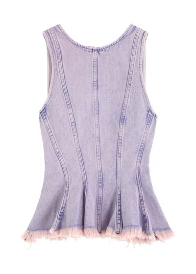 Marques' Almeida Panelled Denim Tank Top