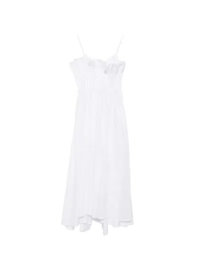 Marques' Almeida Pleated-design Midi Dress In Multi
