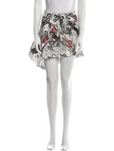 Pre-owned Marques' Almeida Printed Knee-length Skirt In Neutral