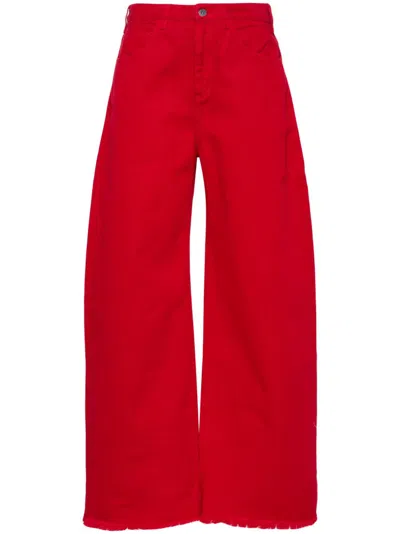 Marques' Almeida High-rise Boyfriend Jeans In Rot