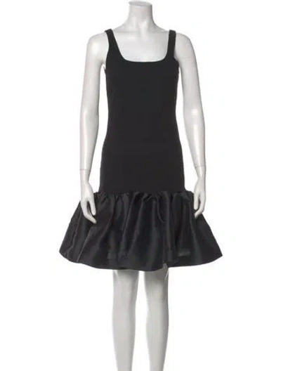 Pre-owned Marques' Almeida Scoop Neck Knee-length Dress W/ Tags In Black
