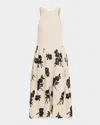 Marques' Almeida Sequined Rib-jersey Midi Tank Dress