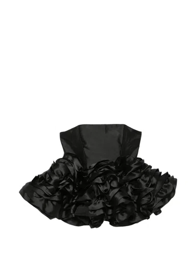 Marques' Almeida Strapless Top In Black