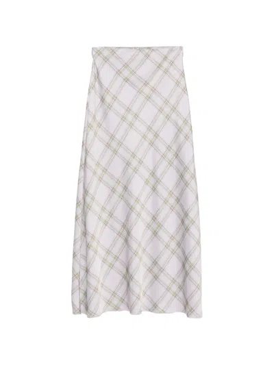 Marques' Almeida Tartan-pattern Maxi Skirt In Multi
