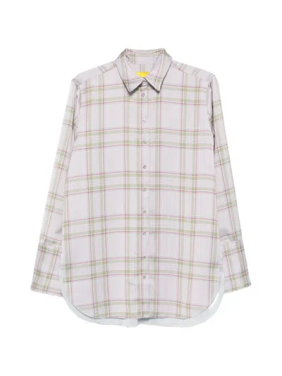 Marques' Almeida Tartan-pattern Shirt In Black