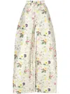 Marques' Almeida Floral-print Wide-leg Satin-twill Trousers In Multi