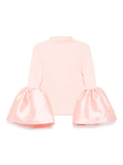 Marques' Almeida Turtle-neck Puff-sleeved Top