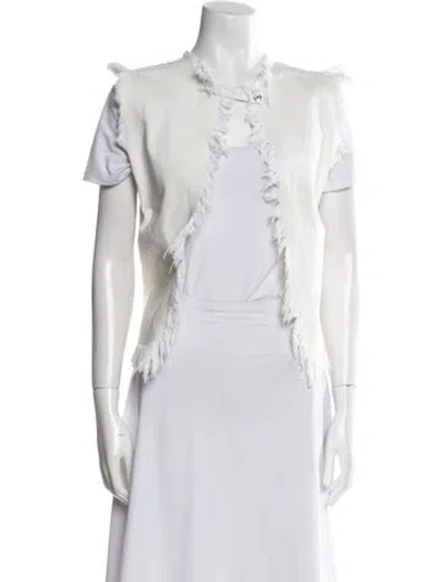Pre-owned Marques' Almeida Vest In White