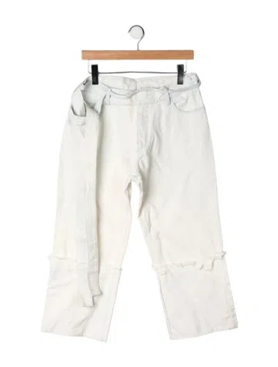 Pre-owned Marques' Almeida Vintage Wide Leg Jeans In Neutrals