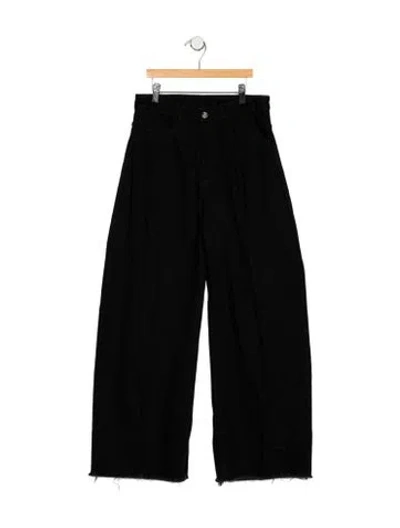 Pre-owned Marques' Almeida Wide Leg Pants In Black