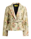 Marques' Almeida Woman Blazer Beige Size L Viscose, Cotton, Polyester In Sand