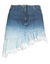 Marques' Almeida Woman Denim Skirt Blue Size 8 Cotton