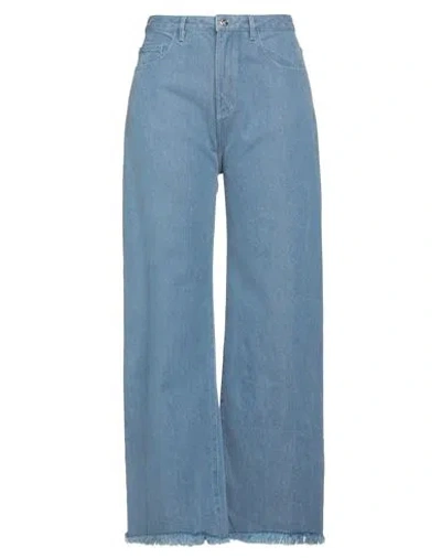 Marques' Almeida Woman Jeans Blue Size 8 Refibra, Recycled Cotton, Organic Cotton