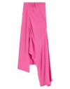 Marques' Almeida Woman Maxi Skirt Magenta Size L Merino Wool In Magenta
