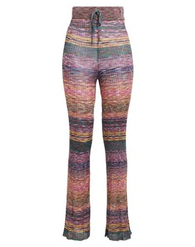Marques' Almeida Woman Pants Fuchsia Size S Viscose In Pink