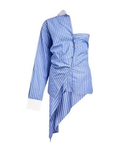 Marques' Almeida Woman Shirt Light Blue Size 0 Cotton