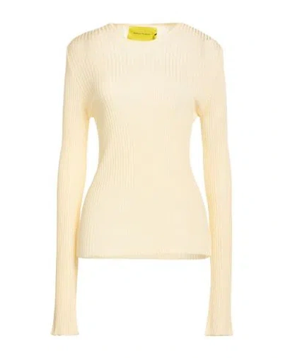 Marques' Almeida Woman Sweater Pastel Yellow Size Xl Viscose