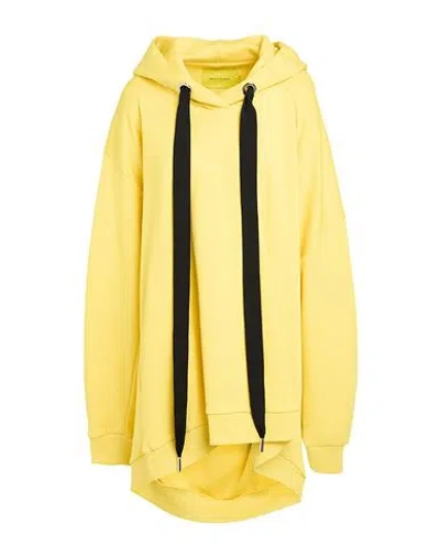 Marques' Almeida Woman Sweatshirt Yellow Size S Organic Cotton