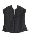 Marques' Almeida Black V-neck Tank Top