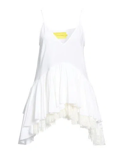 Marques' Almeida Woman Top White Size 4 Tencel