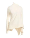 Marques' Almeida Woman Turtleneck Ivory Size L Merino Wool In White