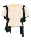 Marques' Almeida Wrinkled Blouse In Neutrals