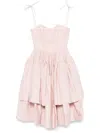 Marques' Almeida Wrinkled Corset Dress In Pink
