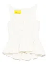 Marques' Almeida Wrinkled Top In Neutrals