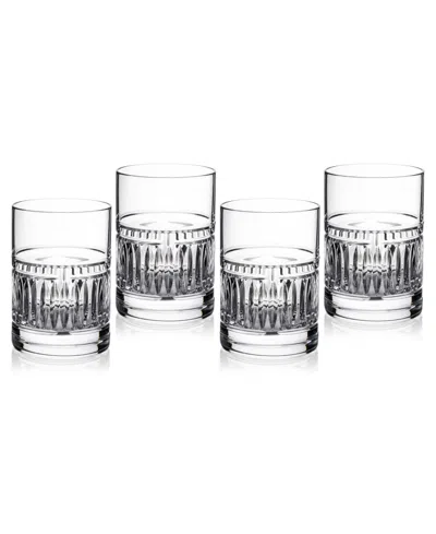 Marquis Addison Tumblers, Set Of 4 In Clear