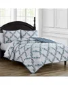 Marquis By Waterford Dnu Dupe  Woodmere Quilt Set In Blue