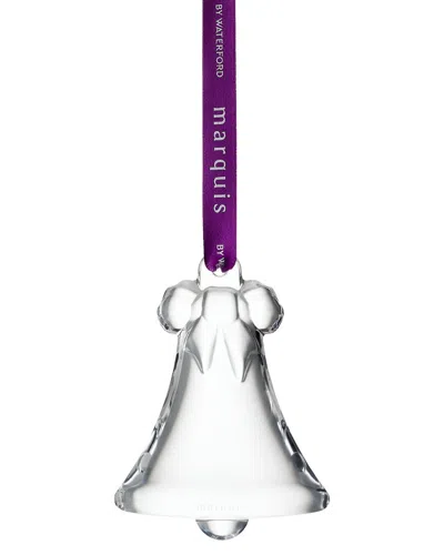 Marquis By Waterford Hanging Bell Ornament In Transparent
