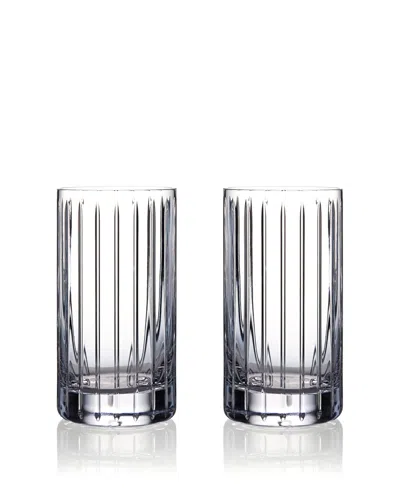 Marquis By Waterford Herald Highball Glasses, Set Of 2 In Transparent