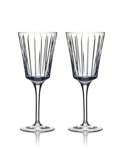 Marquis By Waterford Herald White Wine Glasses, Set Of 2 In Transparent