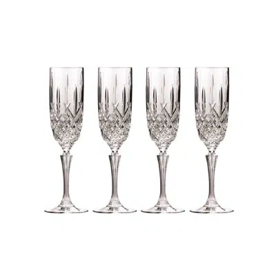 Marquis By Waterford Markham 7.5 Fl. Oz. Flute, 4-piece Set In Clear