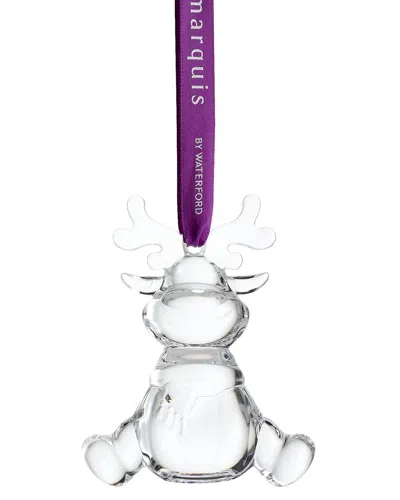 Marquis By Waterford Marquis Reindeer Ornament In Transparent