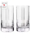 Marquis By Waterford Vector Highball Glasses, Set Of 2