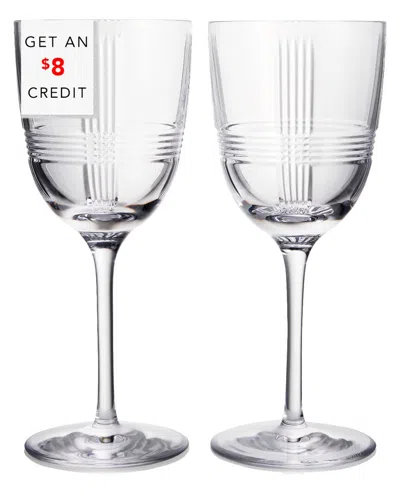 MARQUIS BY WATERFORD MARQUIS BY WATERFORD SET OF 2 MARQUIS VECTOR RED WINE GLASSES WITH $8 CREDIT