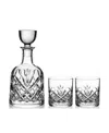 MARQUIS PATTERSON BARWARE DECANTER, 3 PIECE SET