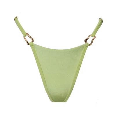 Marquise Swim Women's Bikini Bottom - Ava Chayote "green" Adjustable String