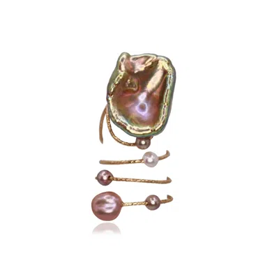 Marquise Swim Women's Gold / Pink / Purple Once Upon A Time In Multi