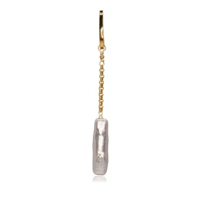Marquise Swim Women's Gold / White Bikini Charm - Candel White Pearl & Gold