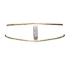 Marquise Swim Women's White / Gold Necklace - Princess Choker White Pearl & Gold