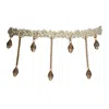 Marquise Swim Women's White / Gold Necklace - Romantic Lace Choker Champagne Crystals
