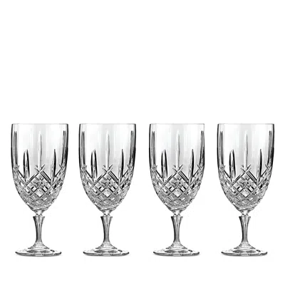 Marquis/waterford Marquis By Waterford Markham Iced Beverage Glasses, Set Of 4 In Clear