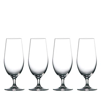 Marquis/waterford Marquis By Waterford Moments Beer Glasses, Set Of 4 In Clear
