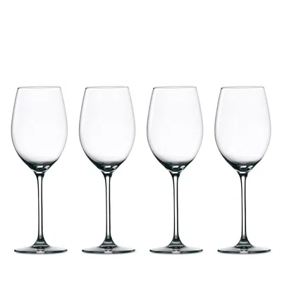 Marquis/waterford Marquis By Waterford Moments White Wine Glasses, Set Of 4 In Clear