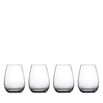 Marquis/waterford Marquis By Waterford Stemless Wine Glasses, Set Of 4 In Clear