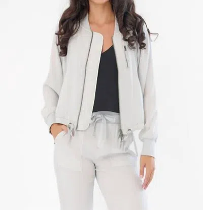 Marrakech Aruba Stretch Cupro Jacket In Oat In Neutral