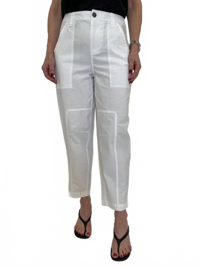 Marrakech Azure Pants In White