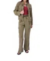 Marrakech Caracas Wide Leg Cargo Pants In Oak In Brown